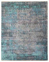 Rhapsody Area Rug, Turquoise, 2' x 3', Persian
