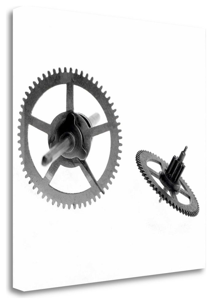 "Retro - Gears - 10" By Alan Blaustein, Giclee Print on Gallery Wrap Canvas