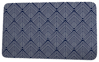 Goals, Gourds, & Gatherings Lifeflor Bath Mat, Navy Blue, 21"x34"