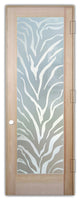 Interior Prehung Door or Interior Slab Door - Tiger Stripes - Douglas Fir...