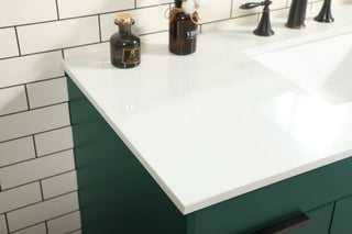 Home Living 22" Modern Green-Light Bathroom Vanity