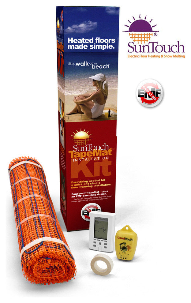 SunTouch Radiant Floor Heating Tape Mat Kits 2ft wide 240volt, 40 Sq. Feet