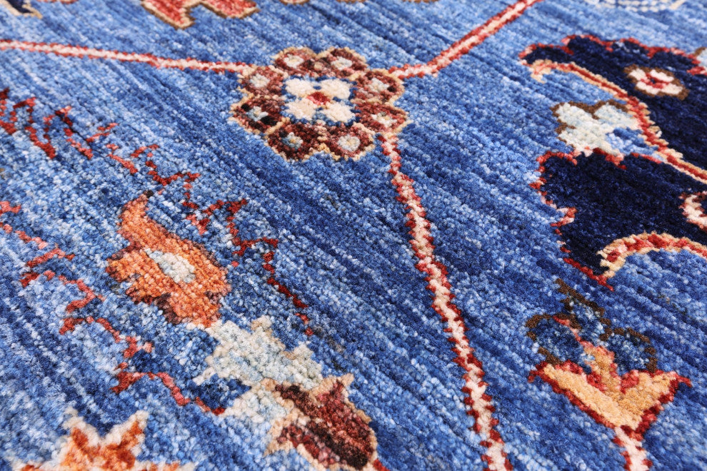 5' 11" X 8' 10" Persian Fine Serapi Hand-Knotted Rug - Q12867