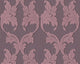 Tessuto, Baroque Fabric Violet Wallpaper Sample, Wall Decor Accent