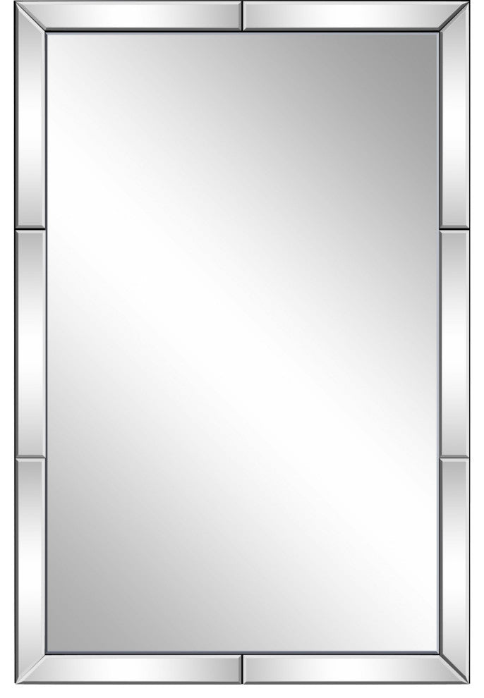 Beveled Glass Wall Mirror