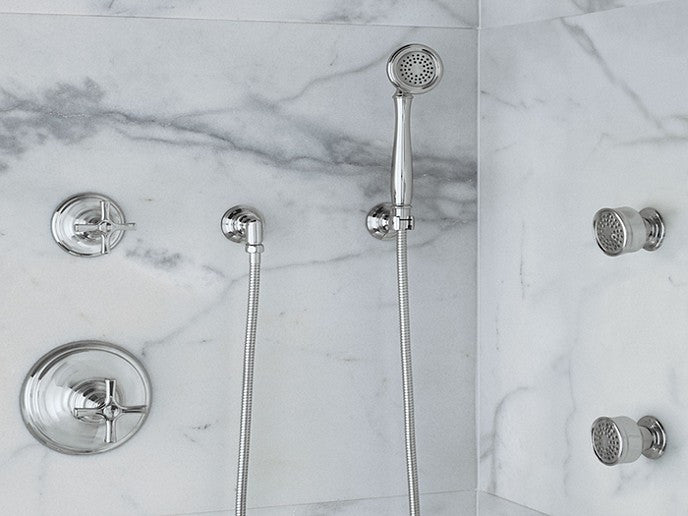 Bellis Single Function Handshower and Hose With 2.0 GPM, Nickel Silver