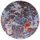 Ahgly Company Indoor Round Mid-Century Modern Area Rugs, 7' Round