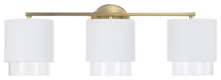 Capital Lighting 153031-549 Weller 3 Light 24"W Vanity Light - Matte Brass /