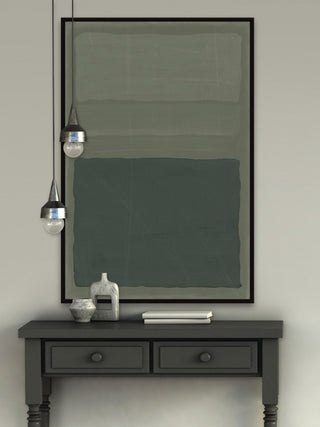 "Thin Partition" Floater Framed Painting Print on Canvas, 20x30