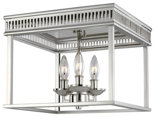 Woodruff Flush Mount, Polished Nickel