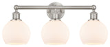 Innovations 616-3W-SN-G121-6 3 Light Bath Vanity Light, Brushed Satin Nickel