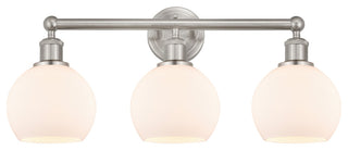 Innovations 616-3W-SN-G121-6 3 Light Bath Vanity Light, Brushed Satin Nickel
