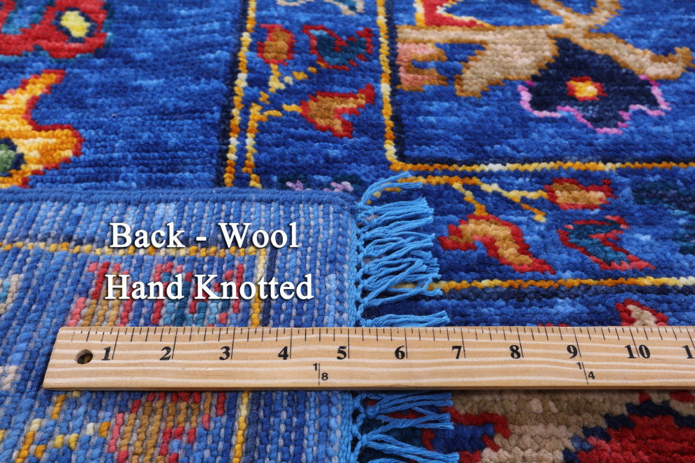10' 2" X 13' 7" Turkish Oushak Handmade Wool Rug - Q16096