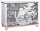 Dann Foley 3-Drawer Lifestyle Chest White and Gold Finish