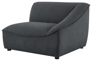 Sofa, Fabric, Dark Gray, Modern, Living Lounge Room Hotel Lobby Hospitality