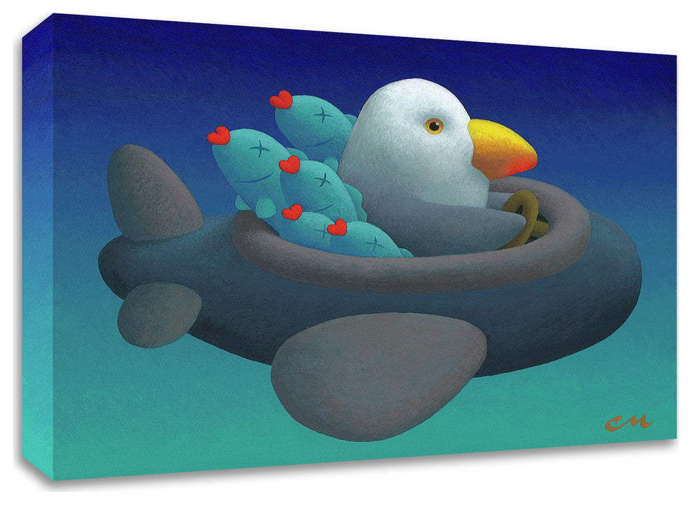 Good Catch by Chris Miles, Print on Canvas, 40"x32"