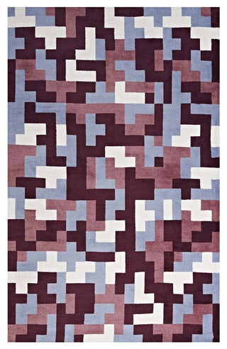 Andela Interlocking Block Mosaic 8x10 Area Rug
