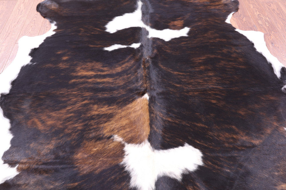 Organic Natural Hair-On Cowhide Area Rug 7' 3" X 6' 1" C1449