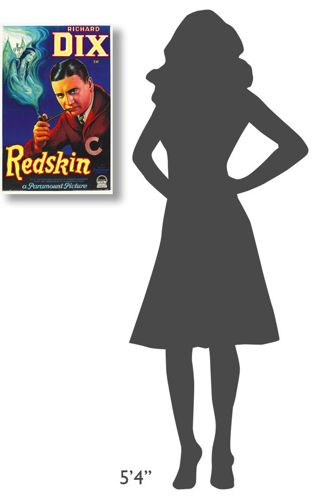 "Richard Dix, Redskin Ad, 1926" Canvas Giclee, 16"x24"