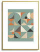 The Old Art Studio Mid Century 7C Metal Framed Art Print