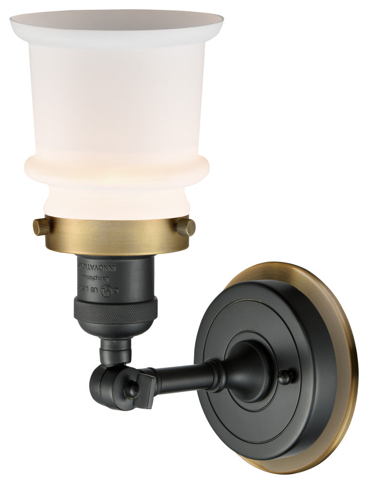 INNOVATIONS LIGHTING 203BK-BPBB-HRBB-G181S 1 Light Mixed Metals Sconce