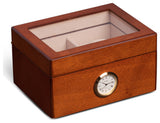 All With Time Watch Box, Double Slot, Cherry Wood