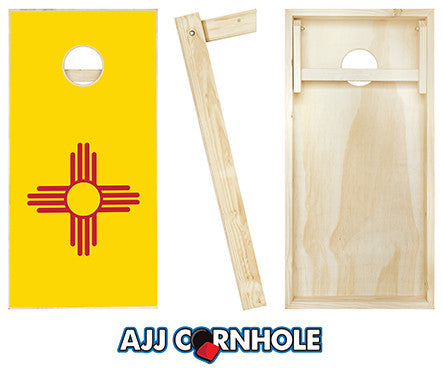 New Mexico Flag Cornhole Set