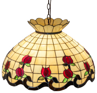 23 Wide Roseborder Pendant