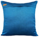 Blue Decorative Euro shams 26"x26" Silk, Peacock Blue Ivy
