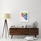 "Nevada Watercolor Word Cloud" Fine Art Print