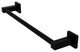 Montero Contemporary 18" Towel Bar, Matte Black