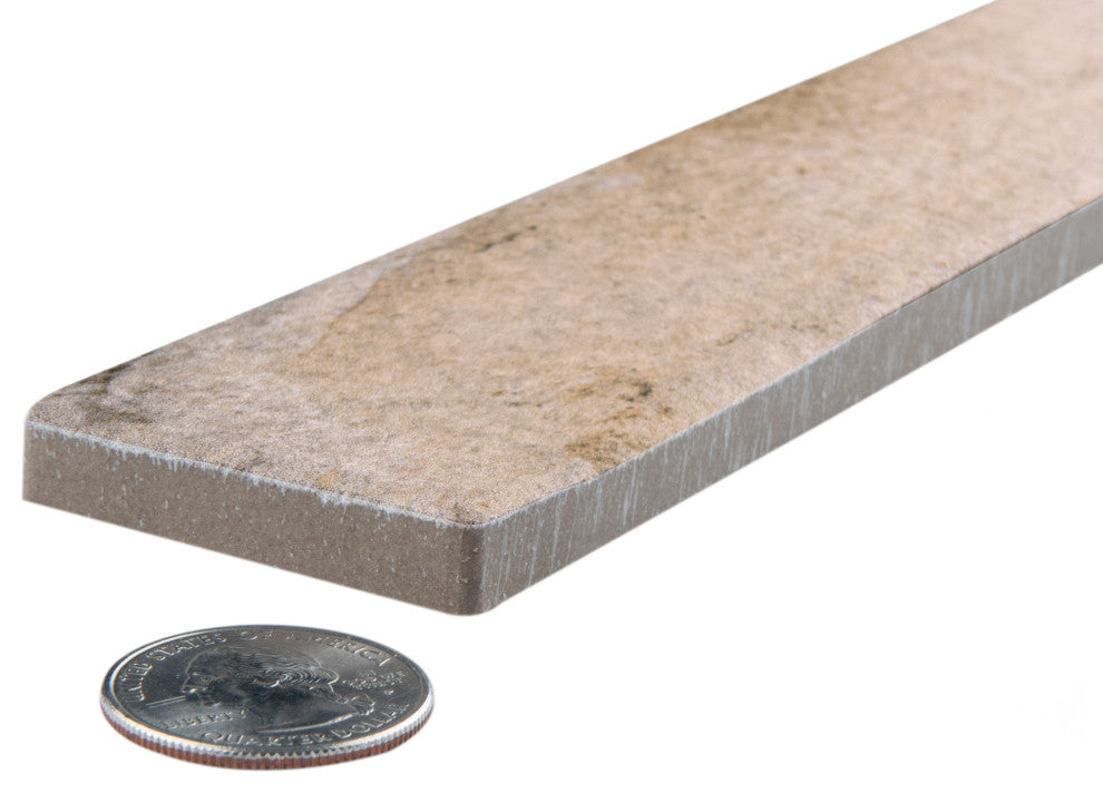 Sedona Charcoal Porcelain Floor and Wall Tile, Sand
