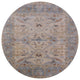Ahgly Company Indoor Round Mid-Century Modern Area Rugs, 5' Round