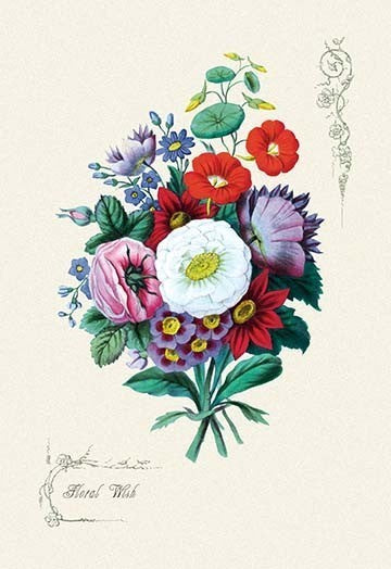 Floral Wish - Paper Poster 20" x 30"