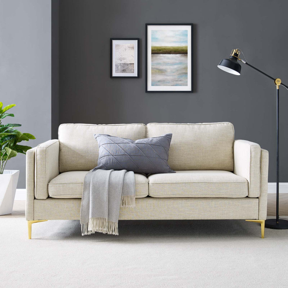 Kaiya Fabric Sofa, Beige