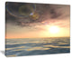 "Dark Sky With Clouds At Sunset" Beach Canvas Wall Art, 40"x30"