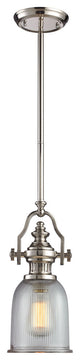 Chadwick 1-Light Pendant, Polished Nickel