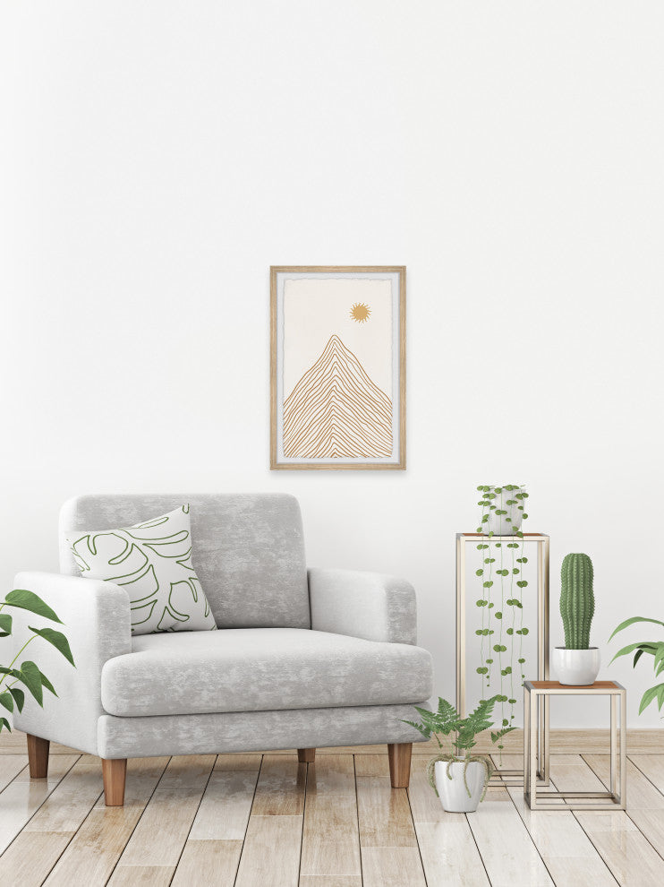 "Majestic Mountain" Framed Painting Print, 30x45