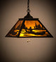 16Sq Canoe Tall Pines Pendant