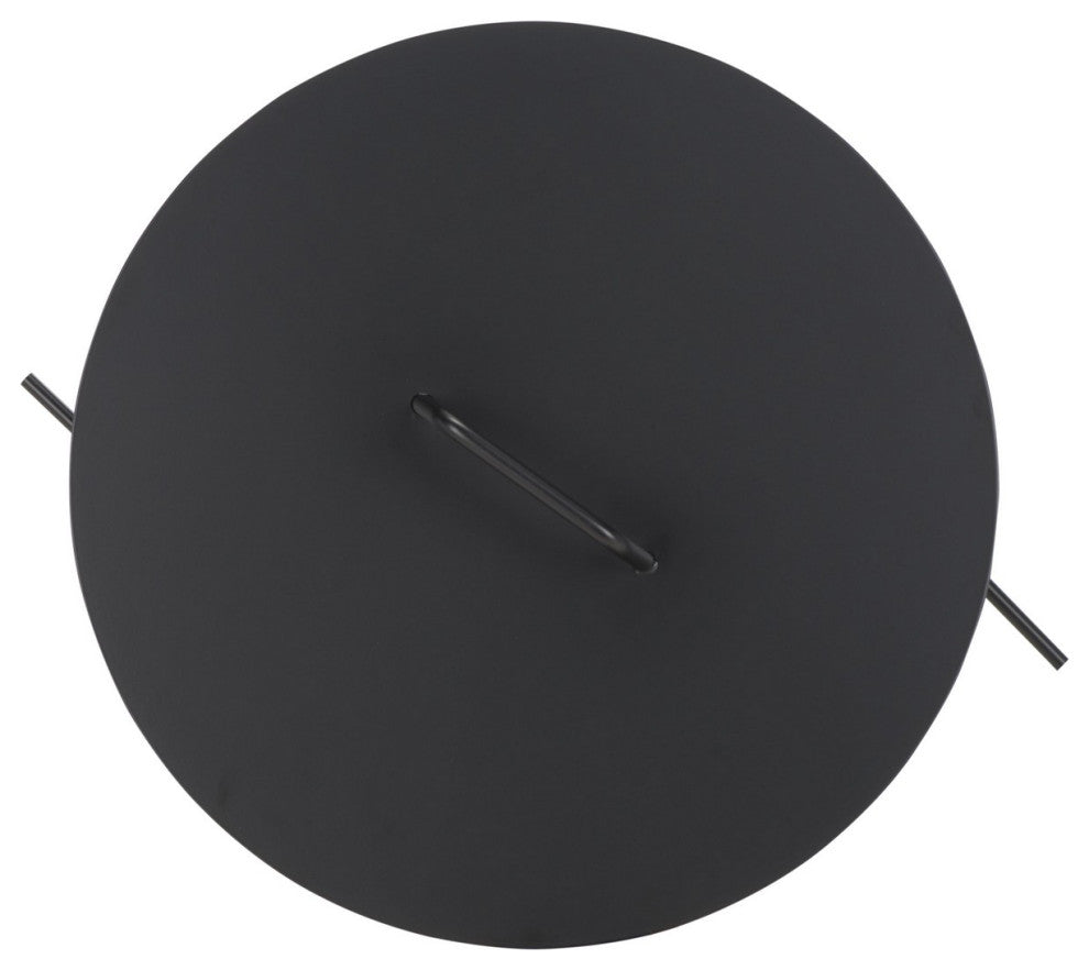 Safavieh Eugenia Side Table, Matte Black