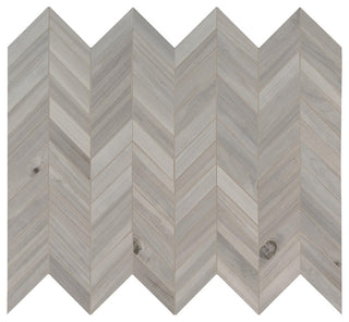 Havenwood Platinum 12X15 Matte Chevron Mosaic, 8 Sheets