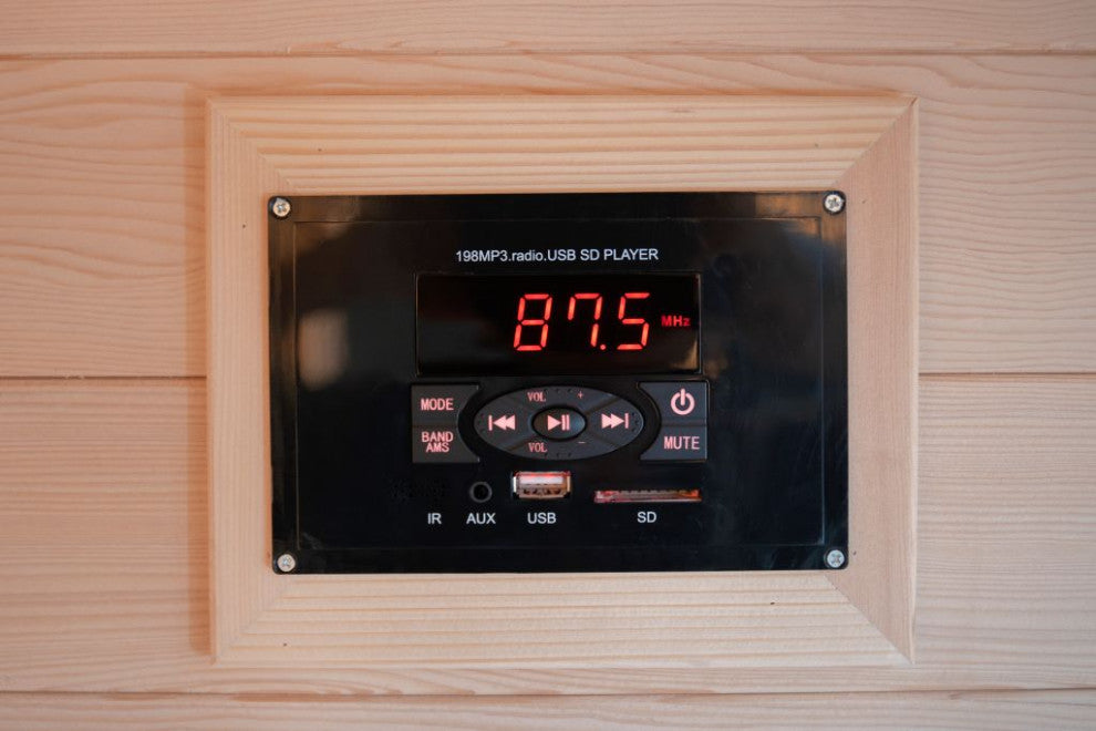 SunRay Sierra 2 Person Infrared Sauna With Carbon Heaters