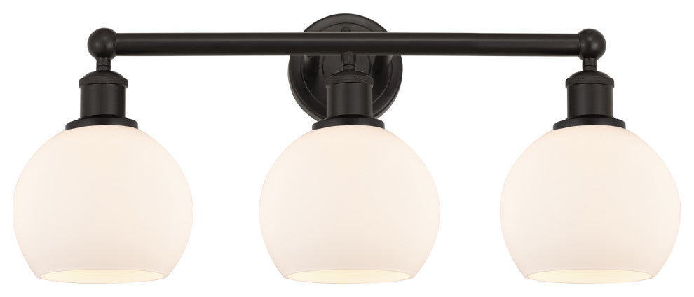 Innovations 616-3W-OB-G121-6 3 Light Bath Vanity Light, Oil Rubbed Bronze