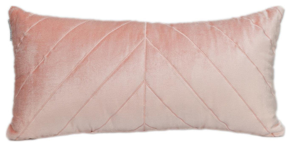 Parkland Collection Tobyn Pink Throw Pillow, Rectangle