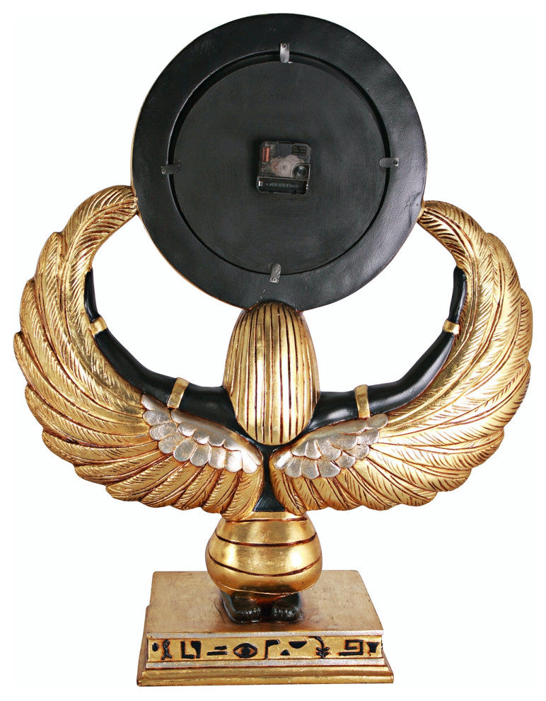 Egyptian Goddess Isis Grand-Scale Clock Statue