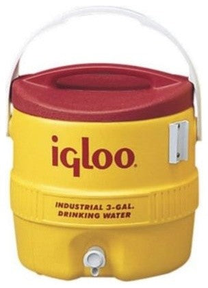 Igloo Beverage Water Cooler, 3 Gal, Yellow