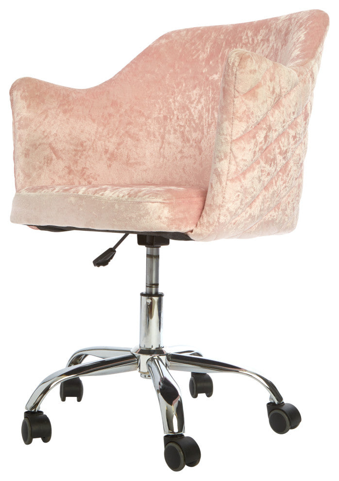Coco Quilted Vanity Chair, Pink