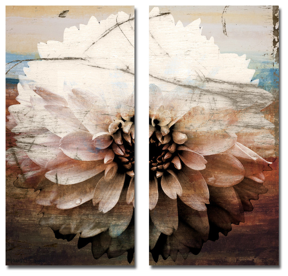 Daisy Canvas Wall Art, 2-Piece Art Set
