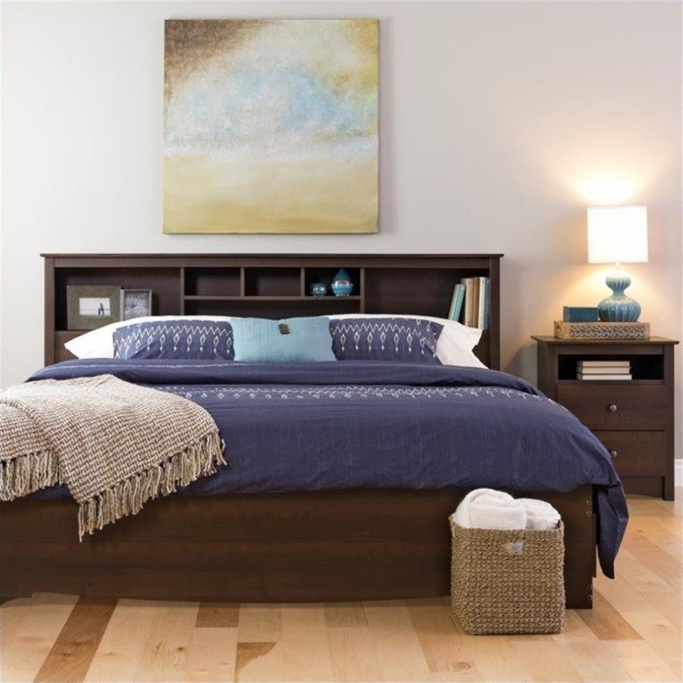 Prepac Fremont Espresso Tall Night Table