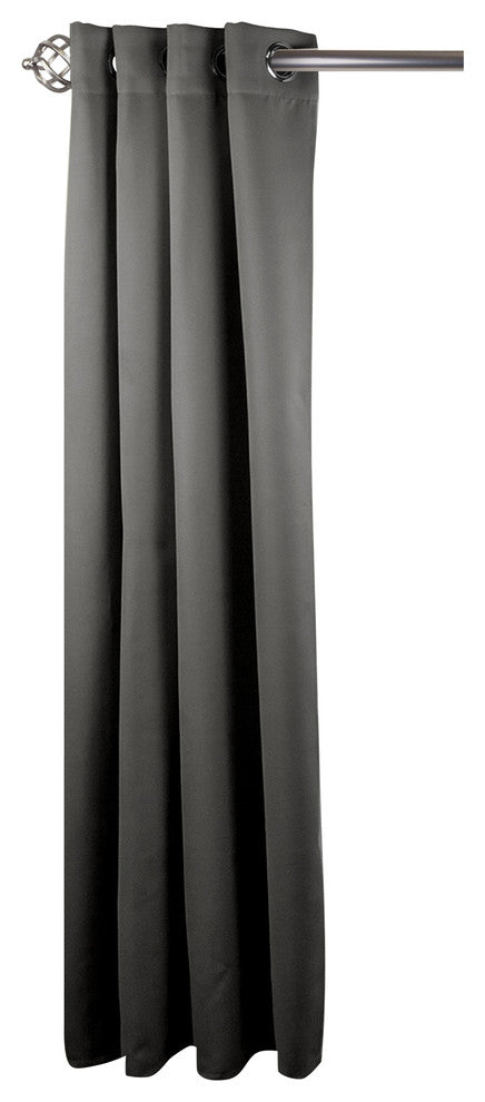 Heavy Duty Drapery Single Panel, Light Gray, 96"x108"